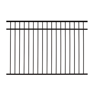 Legacy2 Black 4' x 6' Aluminum Fence
