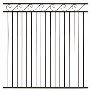 Oasis Fence 4" Spindle Spacing - 6'W X 72"H