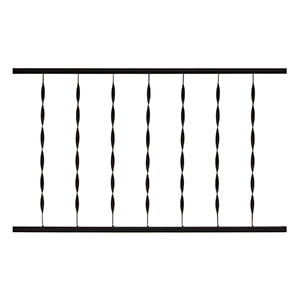 Windsor Railing Panel - 4'W X 32"H